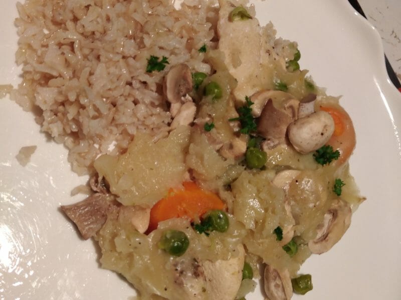 Cliquez pour zoomer ! Fricassée de poulet Thermomix par originebike