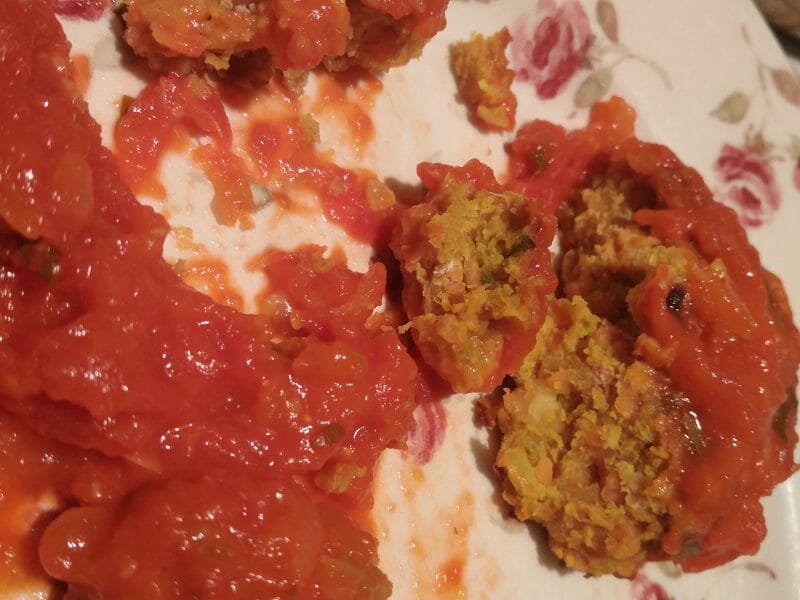 Cliquez pour zoomer ! Boulettes de lentilles corail Thermomix par originebike