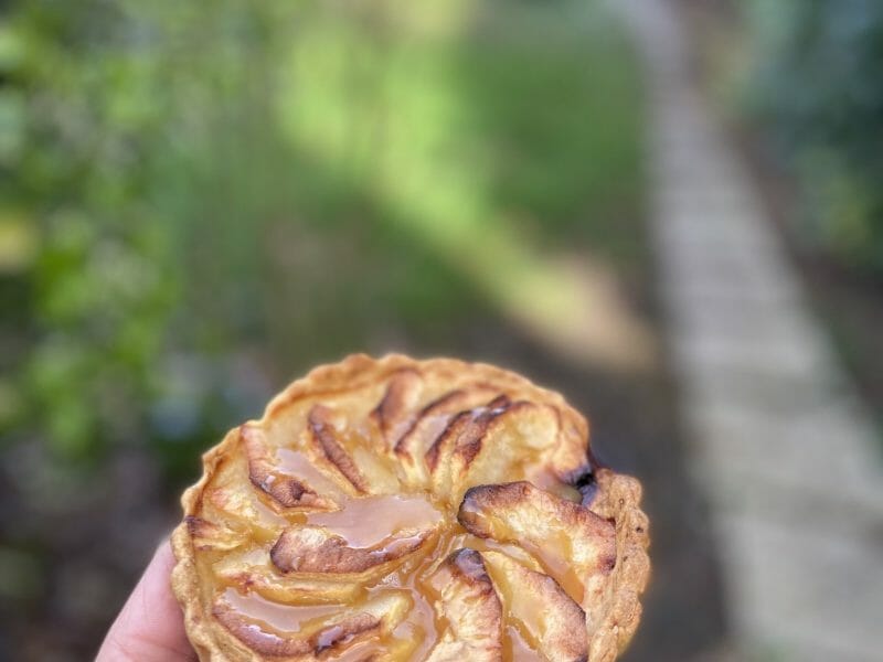 Cliquez pour zoomer ! Tarte pom’pote et caramel beurre salé Thermomix par Sanddring