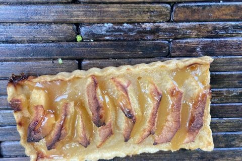 Cliquez pour zoomer ! Tarte pom’pote et caramel beurre salé Thermomix par Sanddring