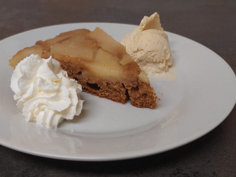 Cliquez pour zoomer ! Pain d’épices renversé aux poires Thermomix par ours02