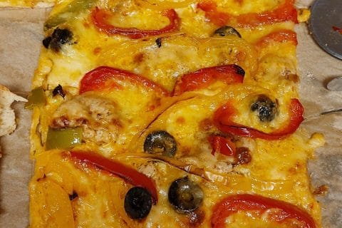 Cliquez pour zoomer ! Pizza poulet tandoori Thermomix par ours02