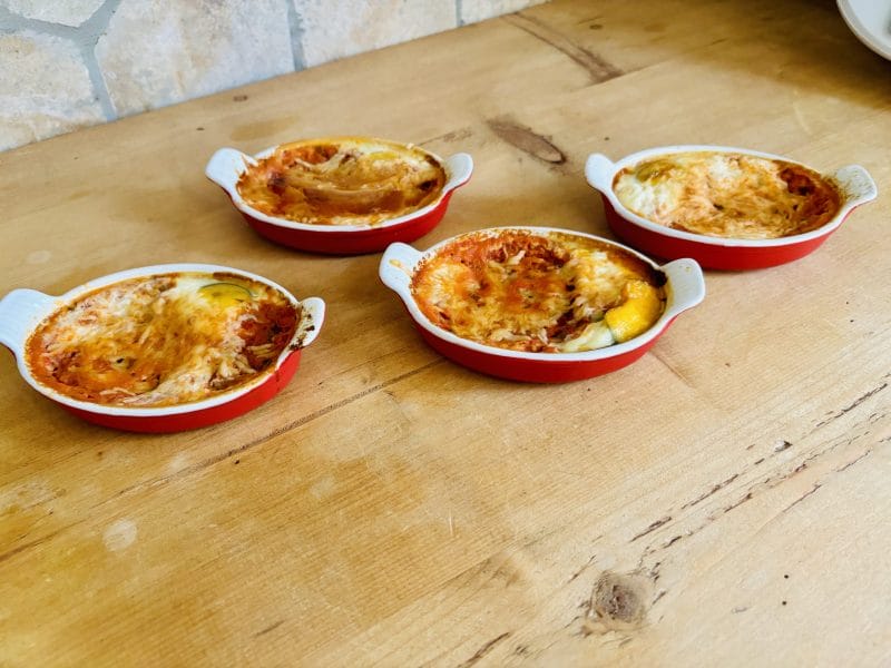 Cliquez pour zoomer ! Oeufs cocotte à l’italienne Thermomix par Candyella✨