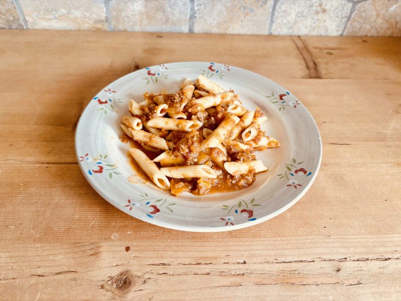 Cliquez pour zoomer ! Pâtes sauce bolognaise au potiron Thermomix par Candyella✨