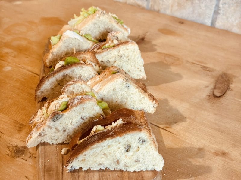 Cliquez pour zoomer ! Club sandwich poulet curry Thermomix par Candyella✨