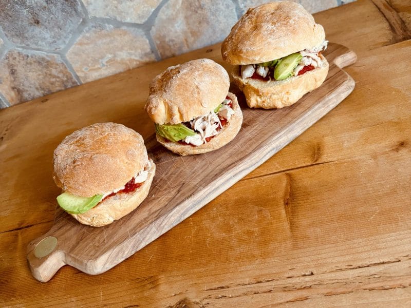 Cliquez pour zoomer ! Burger d’effiloché de poulet Thermomix par Candyella✨