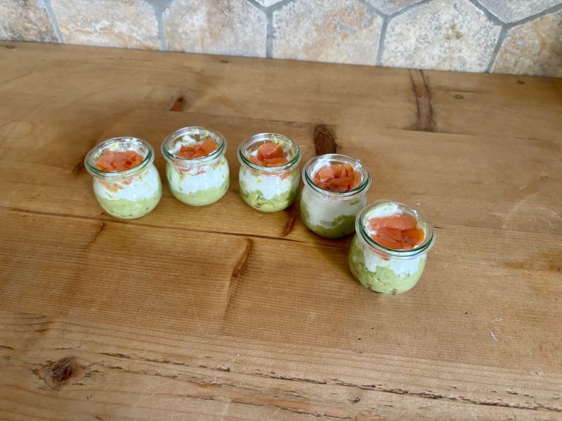 Cliquez pour zoomer ! Verrines saumon avocat Thermomix par Candyella✨