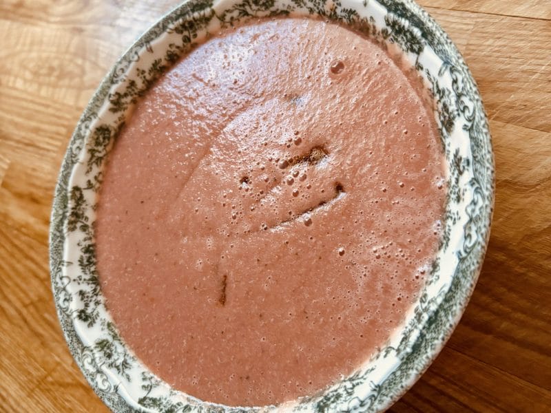 Cliquez pour zoomer ! Gaspacho pastèque menthe Thermomix par Candyella✨