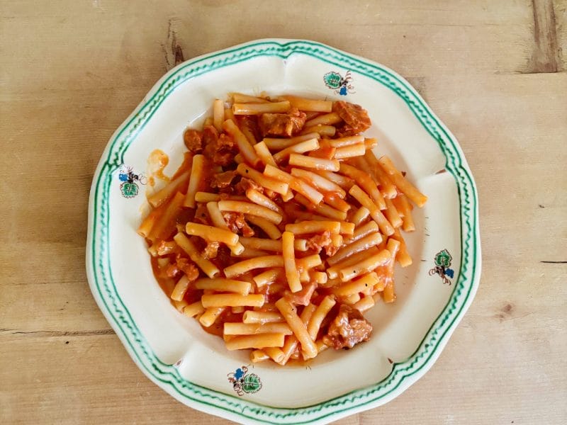 Cliquez pour zoomer ! Penne au chorizo Thermomix par Candyella✨