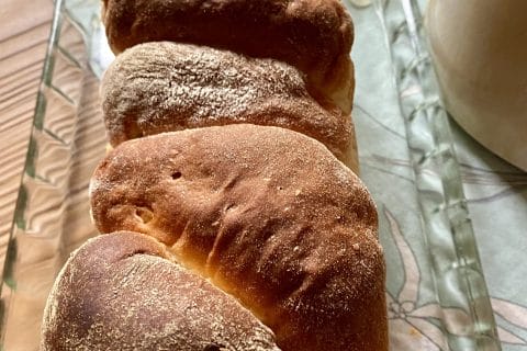 Cliquez pour zoomer ! Cozonac – Brioche roumaine aux noix et chocolat Thermomix par Candyella✨