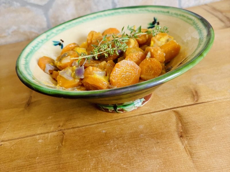 Cliquez pour zoomer ! Carottes aux oignons nouveaux Thermomix par Candyella✨