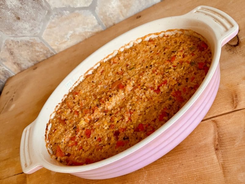 Cliquez pour zoomer ! Gratin de boulgour à l’orientale Thermomix par Candyella✨