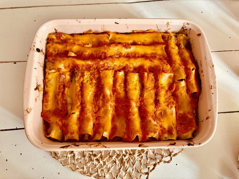 Cliquez pour zoomer ! Cannellonis au potimarron, épinards et ricotta Thermomix par Candyella✨