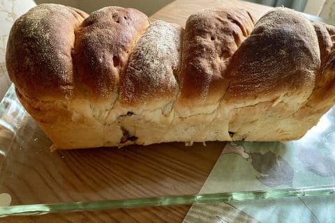 Cliquez pour zoomer ! Cozonac – Brioche roumaine aux noix et chocolat Thermomix par Candyella✨