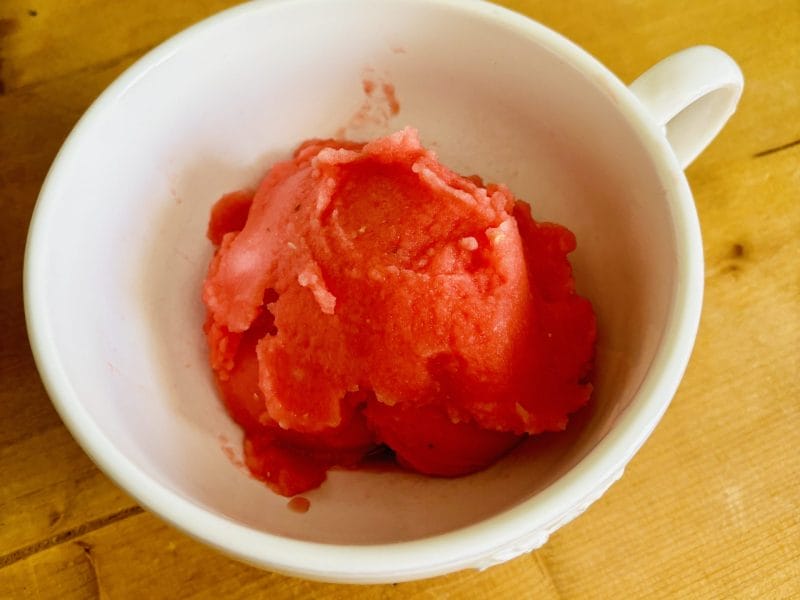 Cliquez pour zoomer ! Sorbet à la pastèque Thermomix par Candyella✨