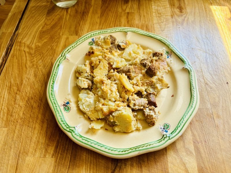 Cliquez pour zoomer ! Gratin de pommes de terre au chorizo Thermomix par Candyella✨