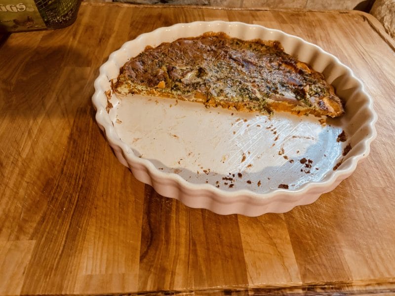 Cliquez pour zoomer ! Quiche à la patate douce, feta et jambon cru Thermomix par Candyella✨