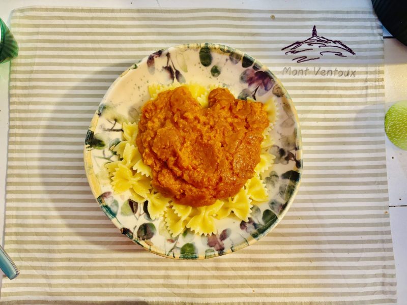 Cliquez pour zoomer ! Pâtes sauce lentilles à la bourguignonne Thermomix par Candyella✨