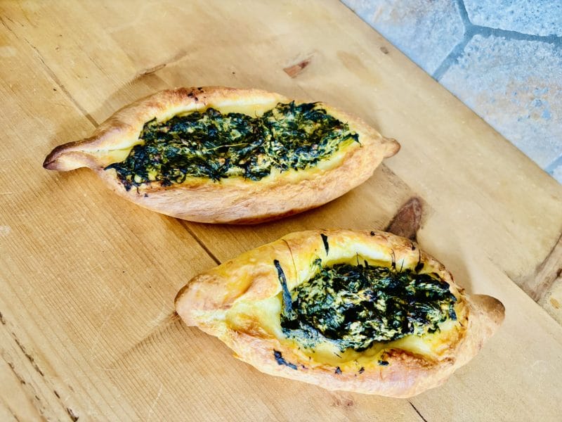 Cliquez pour zoomer ! Pide épinards et feta Thermomix par Candyella✨