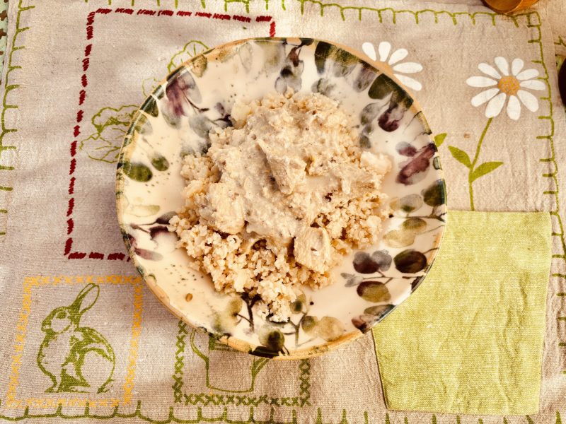 Cliquez pour zoomer ! Curry poulet chou-fleur au lait de coco Thermomix par Candyella✨