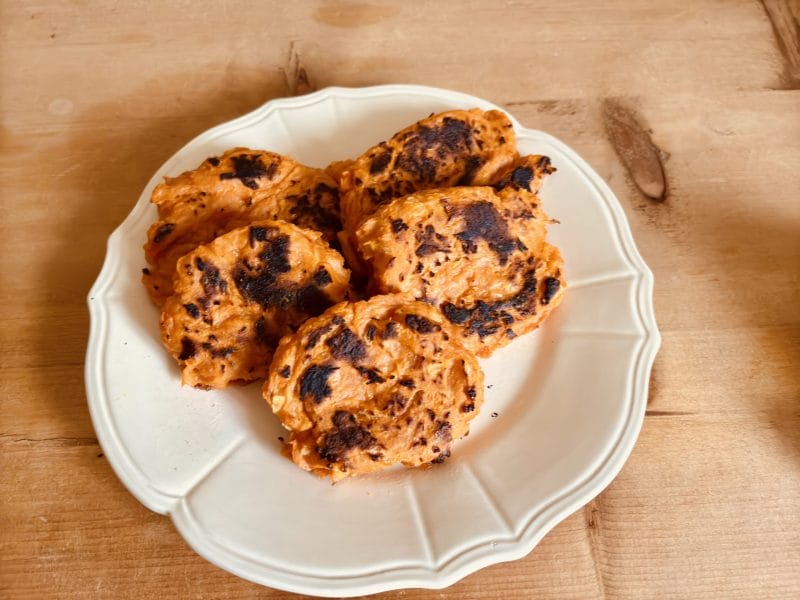 Cliquez pour zoomer ! Galettes de patates douces Thermomix par Candyella✨