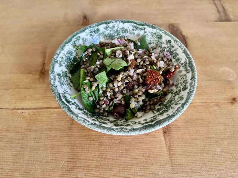 Cliquez pour zoomer ! Salade de lentilles à la grecque Thermomix par Candyella✨