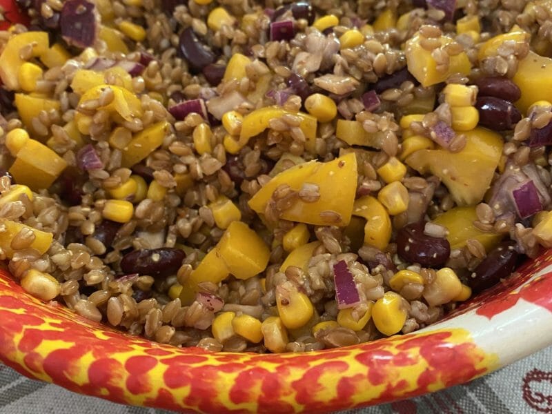 Cliquez pour zoomer ! Salade de quinoa mexicaine Thermomix par Candyella✨