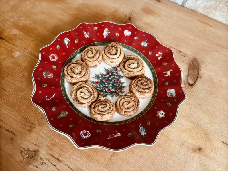 Cliquez pour zoomer ! Spirales amande et cannelle Thermomix par Candyella✨