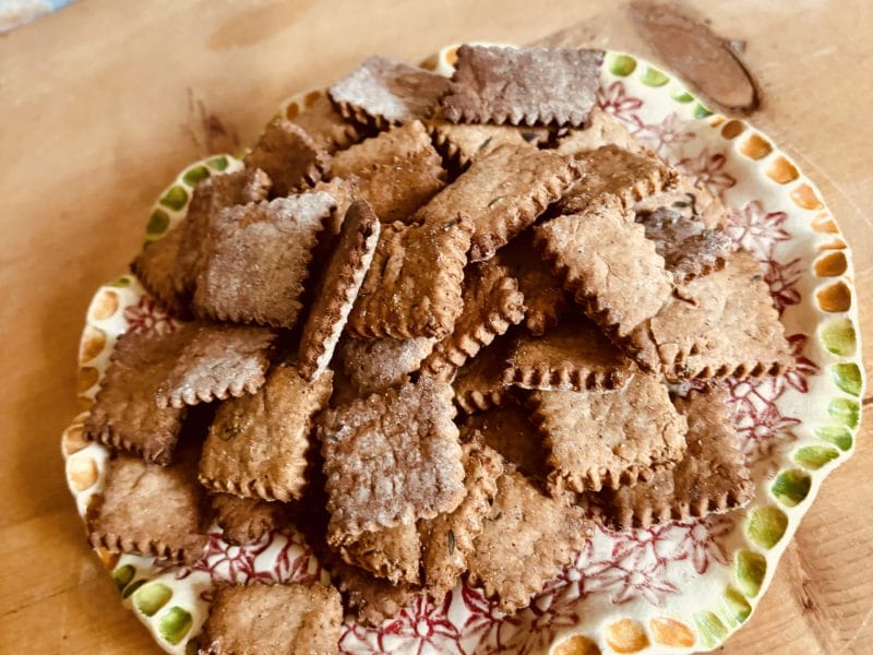 Cliquez pour zoomer ! Canistrelli salés à la châtaigne et aux herbes Thermomix par Candyella✨
