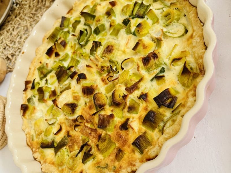 Cliquez pour zoomer ! Tarte aux poireaux Thermomix par Candyella✨
