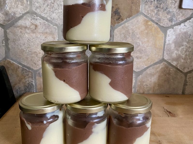 Cliquez pour zoomer ! Crème dessert au deux saveurs Thermomix par Candyella✨