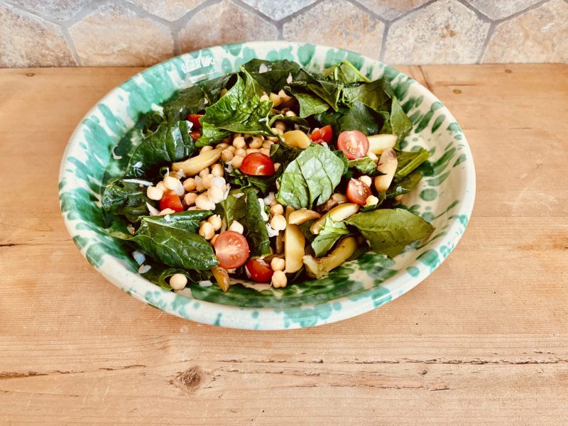 Cliquez pour zoomer ! Salade de pommes de terre, pois chiches et épinards Thermomix par Candyella✨