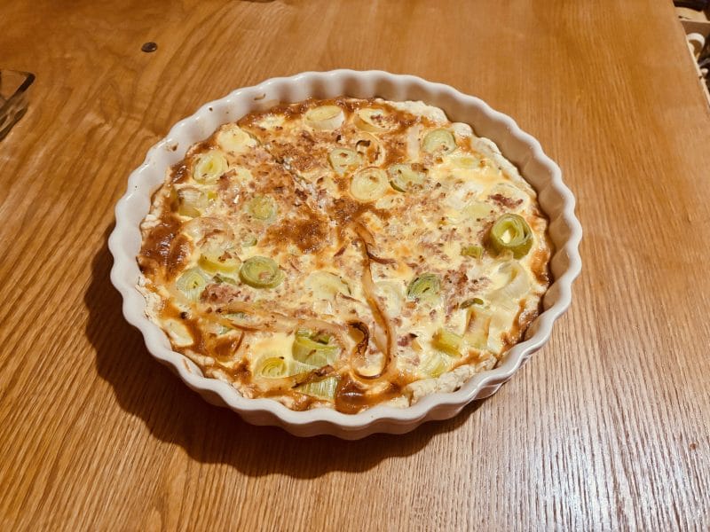 Cliquez pour zoomer ! Tarte aux poireaux et jambon Thermomix par Candyella✨