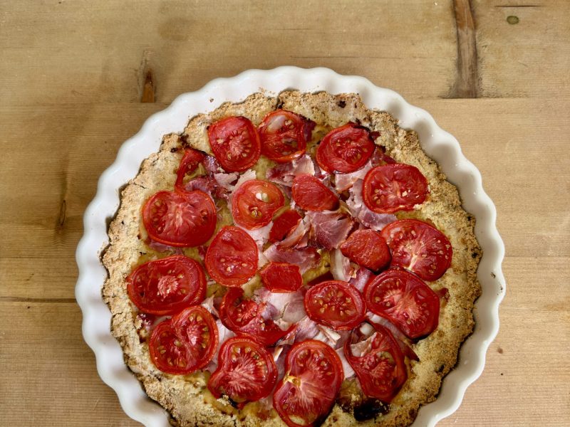 Cliquez pour zoomer ! Tarte tomates et jambon Thermomix par Candyella✨