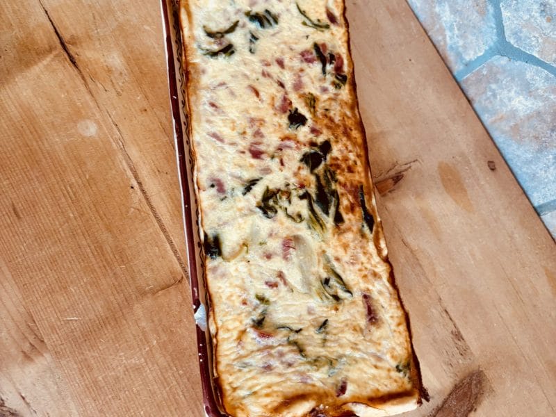Cliquez pour zoomer ! Quiche au vert de blettes Thermomix par Candyella✨