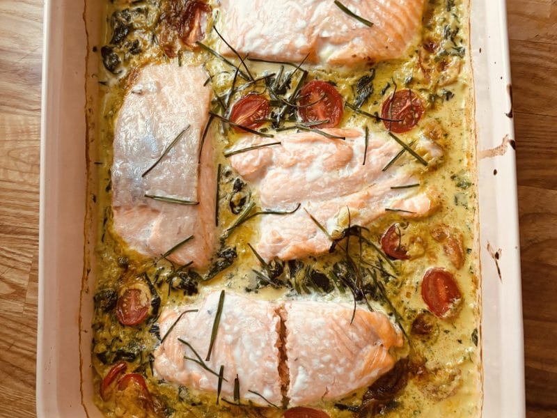 Cliquez pour zoomer ! Saumon à la Toscane Thermomix par Candyella✨