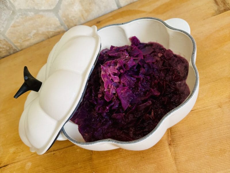 Cliquez pour zoomer ! Chou rouge, lardons et pommes Thermomix par Candyella✨