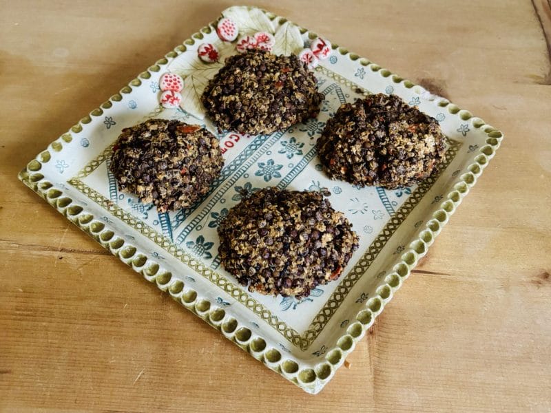 Cliquez pour zoomer ! Galettes de lentilles et quinoa Thermomix par Candyella✨