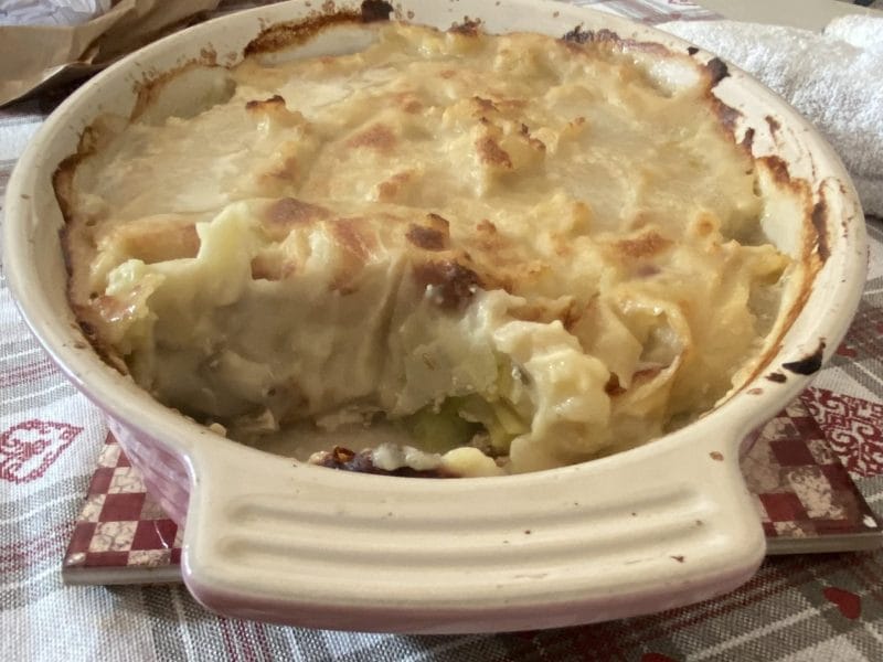 Cliquez pour zoomer ! Parmentier de saumon aux épinards Thermomix par Candyella✨