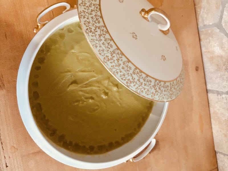 Cliquez pour zoomer ! Potage brocoli et poireaux Thermomix par Candyella✨