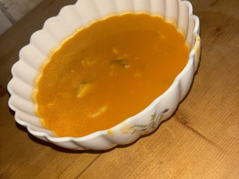 Cliquez pour zoomer ! Velouté de lotte aux crevettes Thermomix par Candyella✨
