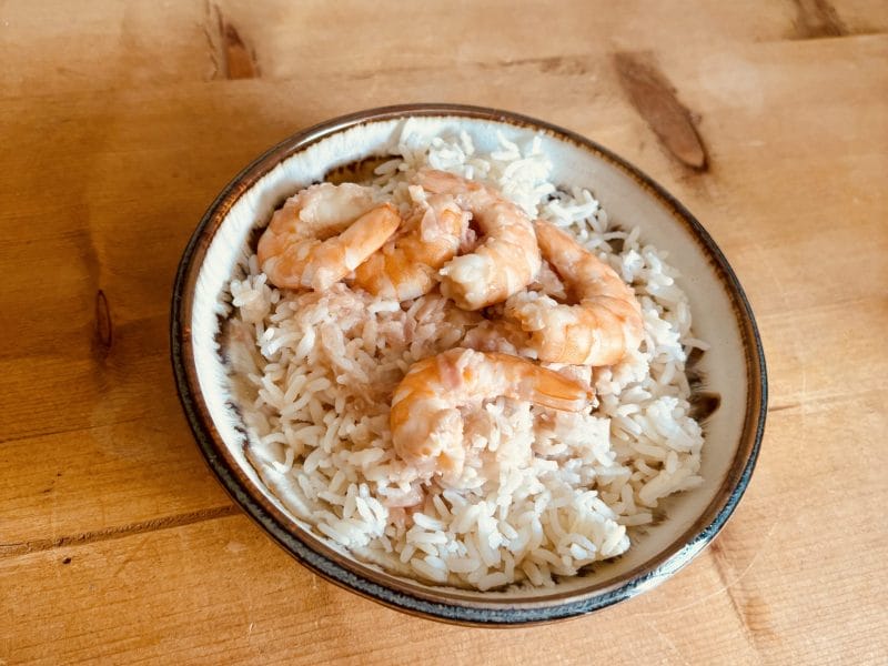 Cliquez pour zoomer ! Crevettes miel sésame au lait de coco Thermomix par Candyella✨