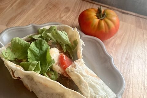 Cliquez pour zoomer ! Wraps tomates, mozzarella et basilic Thermomix par Candyella✨