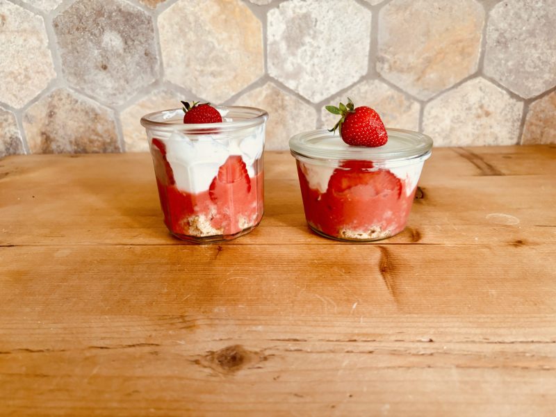 Cliquez pour zoomer ! Tiramisu aux fraises en verrines Thermomix par Candyella✨