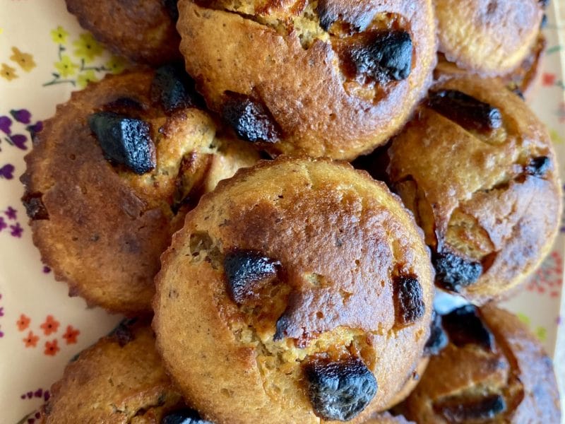 Cliquez pour zoomer ! Muffins choco-amande Thermomix par Candyella✨