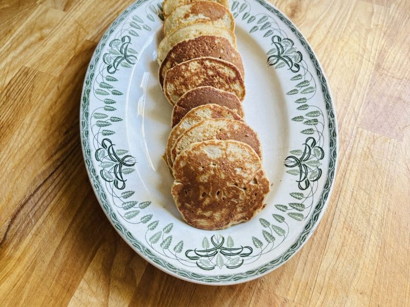 Cliquez pour zoomer ! Pancakes healthy flocons d’avoine et banane Thermomix par Candyella✨