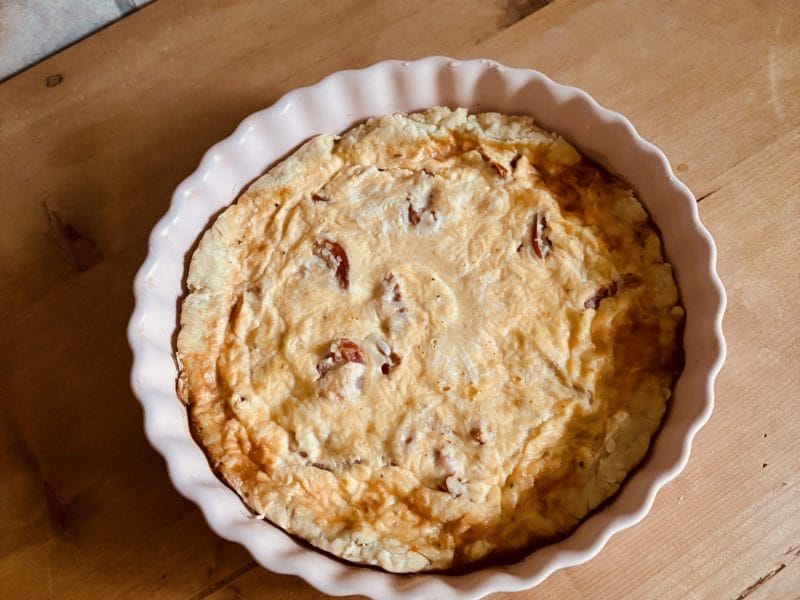 Cliquez pour zoomer ! Tarte aux tomates cerises et parmesan Thermomix par Candyella✨