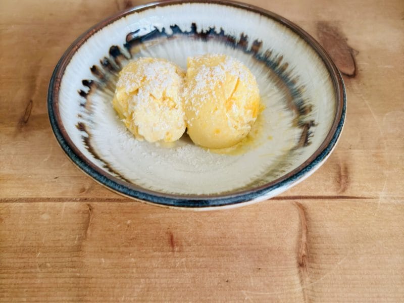 Cliquez pour zoomer ! Glace mangue coco Thermomix par Candyella✨