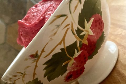 Cliquez pour zoomer ! Sorbet framboise Thermomix par Candyella✨