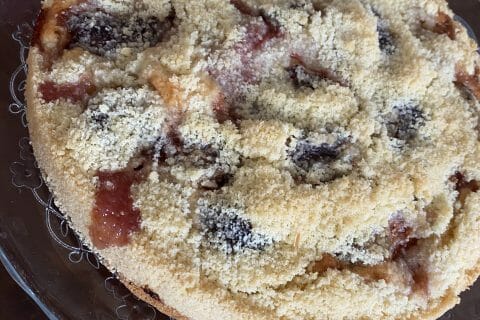 Cliquez pour zoomer ! Crumb cake aux prunes Thermomix par Candyella✨